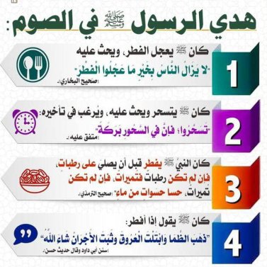 هدي الرسول صلى الله عليه وسلم في الصوم